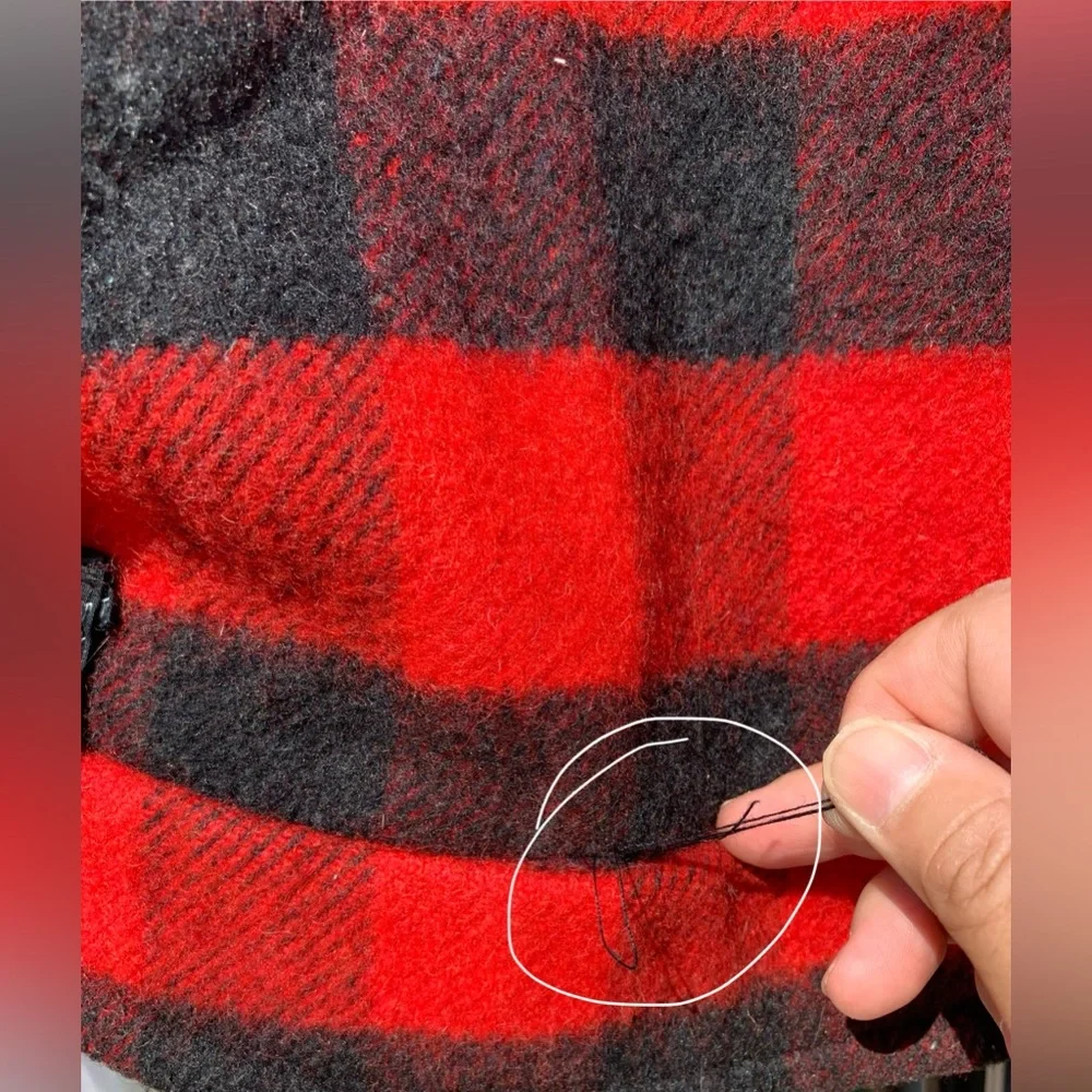 EUC vintage Wool Plaid Michael Jackson Bomber jacket - Picture 14 of 14